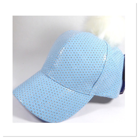 Light Blue Sparkling Cap - Picture 1 of 5